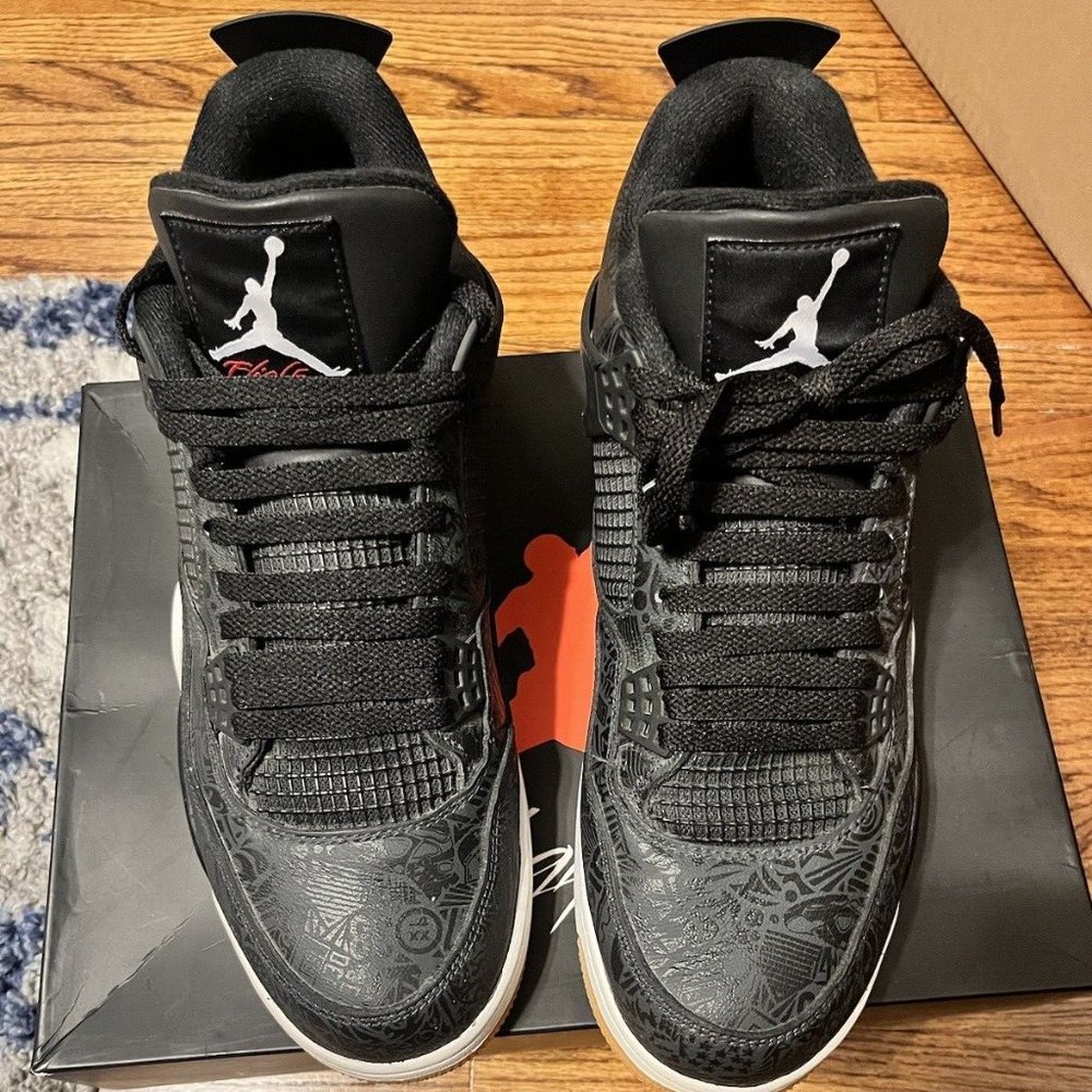 Size 12 - Jordan 4 Retro Laser, 30th Anniversary 2019